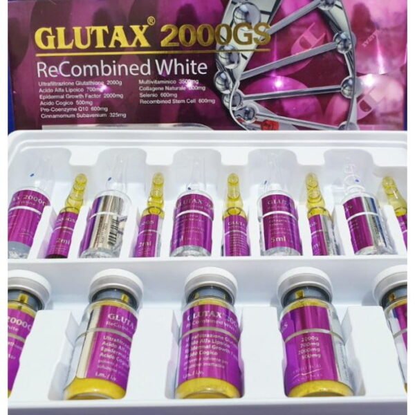 Glutax 2000GS Ultra Whitening Glutathione Injection - Image 3