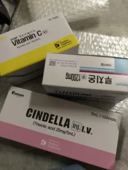 Cindella 1200mg 10 Sessions Gluathione Injection For Skin Whitening photo review