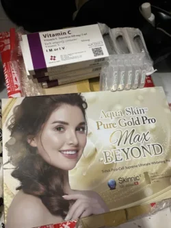 Aqua Skin Pure Gold Pro Max Beyond Trina Pico Cell Supreme Glutathione Skin Whitening Injection - 30 Session - Switzerland photo review