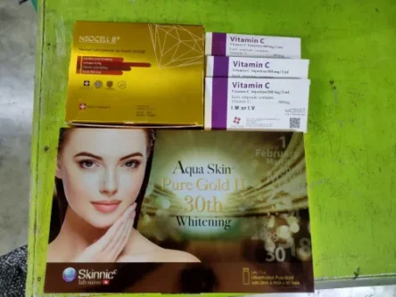 Aqua Skin Pure Gold II 30th Whitening Skin Glutathione Injection photo review