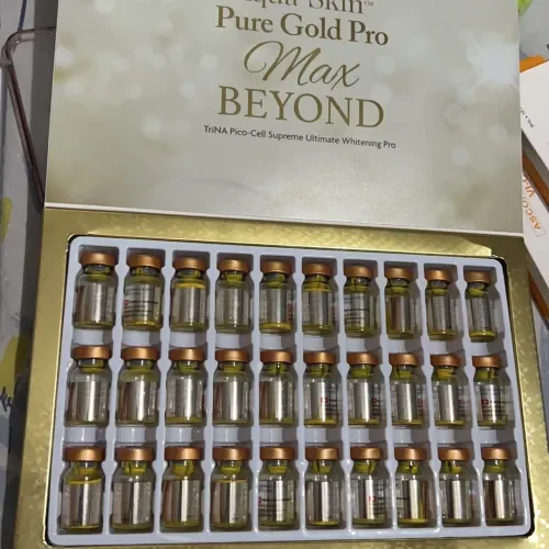 Aqua Skin Pure Gold Pro Max Beyond Trina Pico Cell Supreme Glutathione Skin Whitening Injection - 30 Session - Switzerland photo review