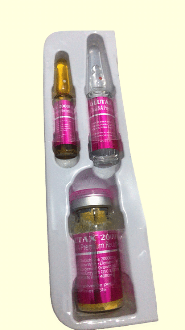 Glutax 2000000GX DualNA Premium Recombined CellGlutathione Skin Whitening Injection - 1 Sessions  - Italy - Image 2