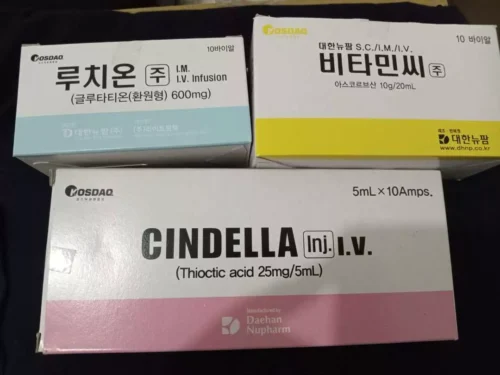 Cindella Glutathione Injections 600 mg full set photo review