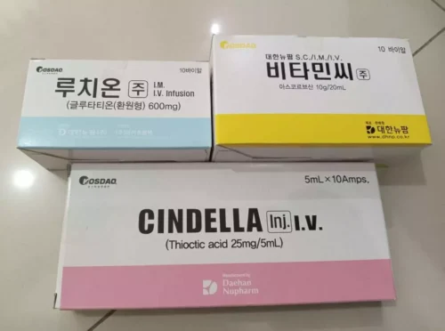 Cindella Glutathione Injections 600 mg full set photo review