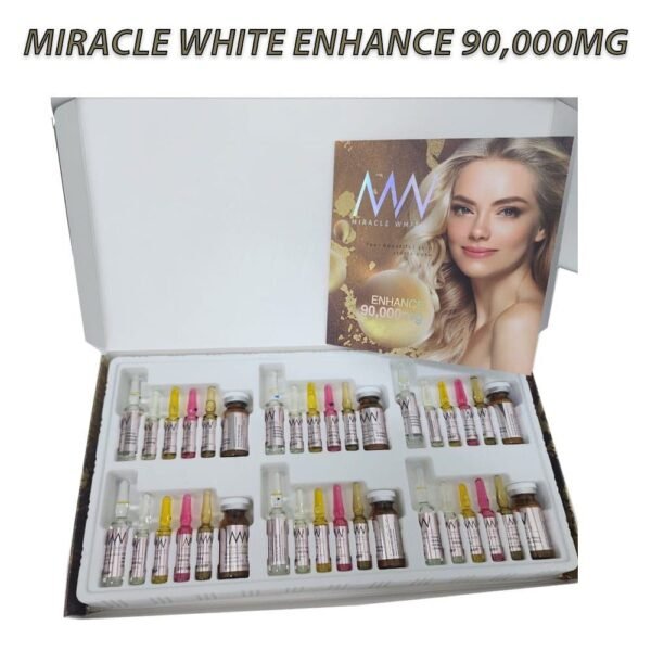 Miracle White Enhance 90000mg Glutathione Glutathione Skin Whitening Injection - 6 Session - Switzerland - Image 3