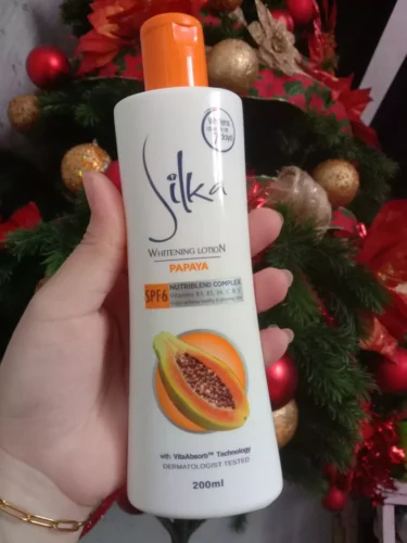 Silka Papaya Skin Whitening Lotion Orange for Unisex - 200 ML photo review