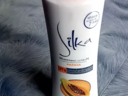 Silka Papaya Skin Whitening Lotion Orange for Unisex - 200 ML photo review