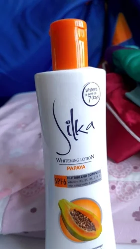 Silka Papaya Skin Whitening Lotion Orange for Unisex - 200 ML photo review