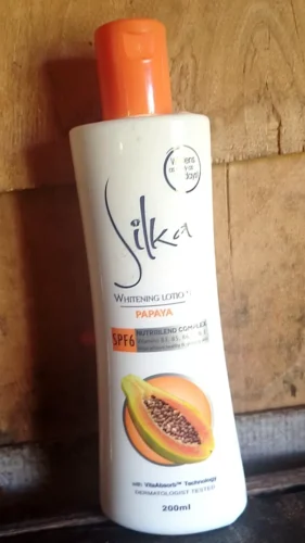 Silka Papaya Skin Whitening Lotion Orange for Unisex - 200 ML photo review