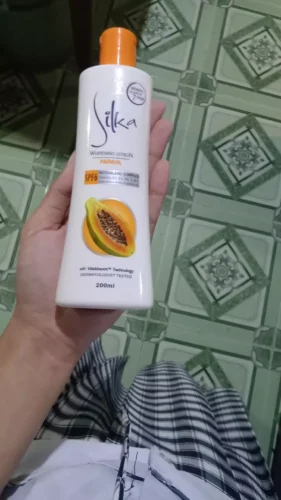 Silka Papaya Skin Whitening Lotion Orange for Unisex - 200 ML photo review