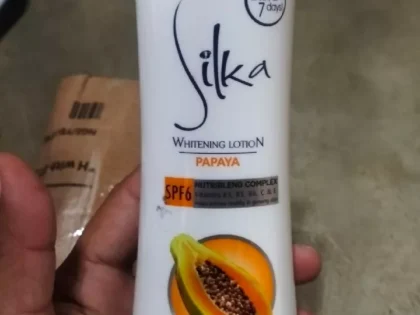 Silka Papaya Skin Whitening Lotion Orange for Unisex - 200 ML photo review