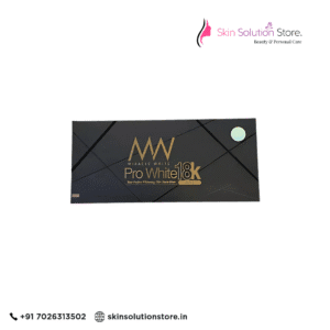 Miracle White Pro White 18K 180,000mg Glutathione Skin Whitening Injection - 6 Session - Switzerland