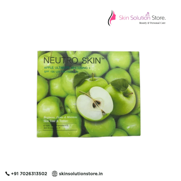 Neutro Skin Green Apple Glutathione Skin Whitening Injection - 6 Session - France