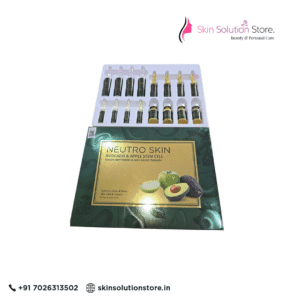 Neutro Skin Avocado & Apple Stem Cell 3500mg Glutathione Skin Whitening Injection - 4 Session - France