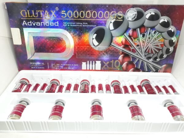 Glutax 50000000GS Advanced Glutathione Skin Whitening Injection - 10 Session - Italy - Image 5